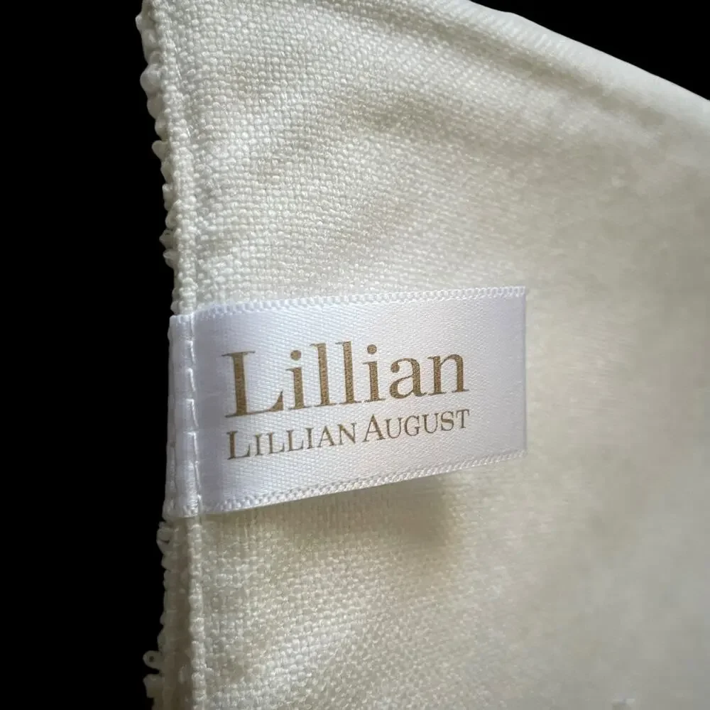 Lillian August Christmas Placemats Set of 4 Gold & Silver Snowflake Holiday Glam